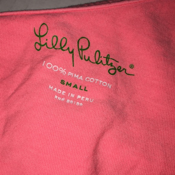 Lilly Pulitzer Asymmetrical One Shoulder Ruffle Neck Top | Size S - Picture 4 of 5